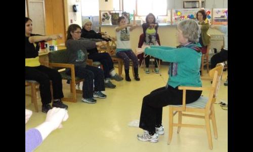 Dr. Logsdon training Serendipity staff and CBHRS researchers